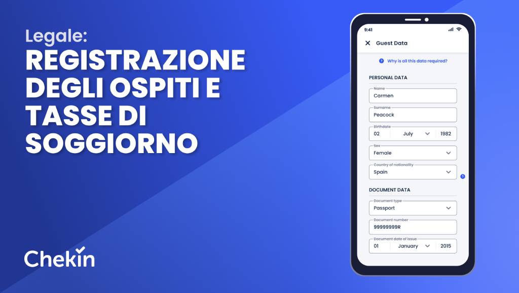 Registrazione degli ospiti e tasse di soggiorno- conformità legale con Smoobu & Chekin